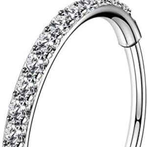 OUFER  Surgical Steel Cartilage Earrings Tragus 316L Stainless Steel Nose Rings